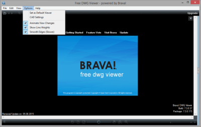 Screenshot of the application Free DWG Viewer - #2