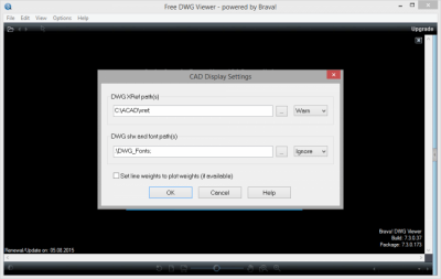 Screenshot of the application Free DWG Viewer - #3