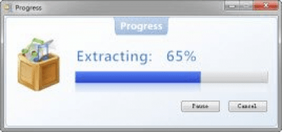 Screenshot of the application WeZip Easy - #3