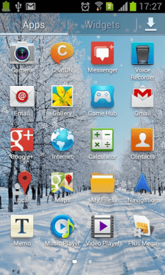Screenshot of the application Falling snow" live wallpaper - #3