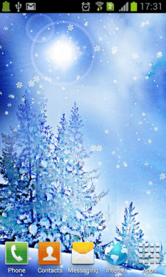 Screenshot of the application Winter live wallpaper for free - #2