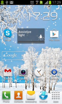 Screenshot of the application Snow Live Wallpaper - #1