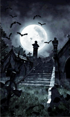 Screenshot of the application Gothic Cemetery Live Wallpaper - #1