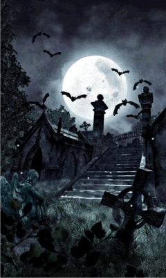 Screenshot of the application Gothic Cemetery Live Wallpaper - #3