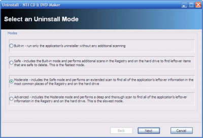 Screenshot of the application Revo Uninstaller Free - #2