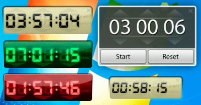 Screenshot of the application Free Desktop Timer - #1