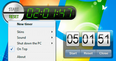 Screenshot of the application Free Desktop Timer - #2