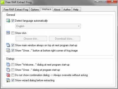Screenshot of the application Free RAR Extract Frog - #3