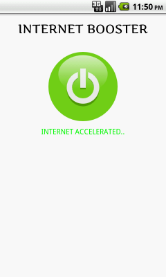 Screenshot of the application Internet Booster - #1