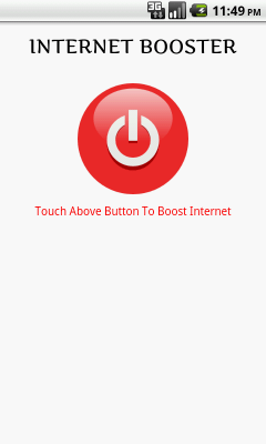 Screenshot of the application Internet Booster - #3