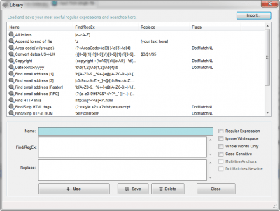 Screenshot of the application TextCrawler - #4