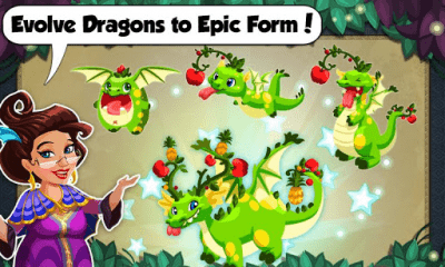 Screenshot of the application History of Dragons. Easter - #3