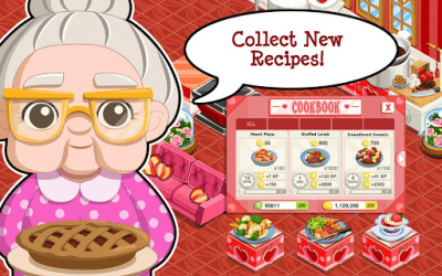 Screenshot of the application History of the restaurant. Valentine's Day - #4