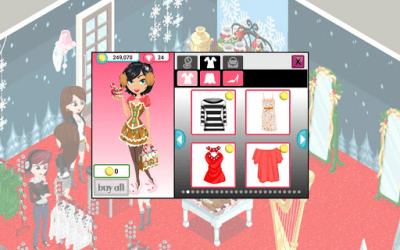 Screenshot of the application Boutique history. Christmas - #2