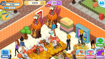 Screenshot of the application Pet Shop Story: Thanksgiving - #3