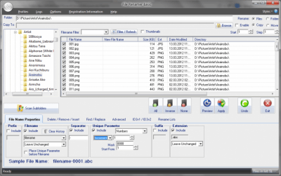Screenshot of the application File Renamer Basic - #2