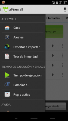 Screenshot of the application Call and message filter - #7