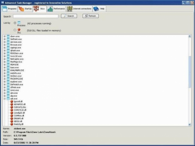 Screenshot of the application Advanced Task Manager - #3