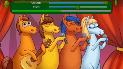 Screenshot of the application Singing Horses - #2