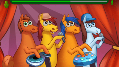 Screenshot of the application Singing Horses - #3