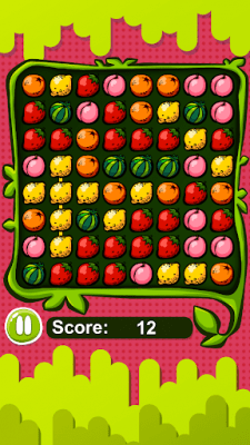 Screenshot of the application Fruit Popper - #2