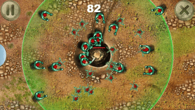 Screenshot of the application Tank Against Zombies - #3