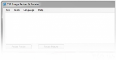 Screenshot of the application TSR Resize &amp; Rotate Free - #1