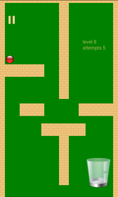 Screenshot of the application Red Ball - #5