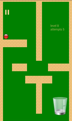 Screenshot of the application Red Ball - #9