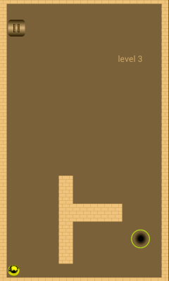 Screenshot of the application Golden Ball. Labyrinth - #5