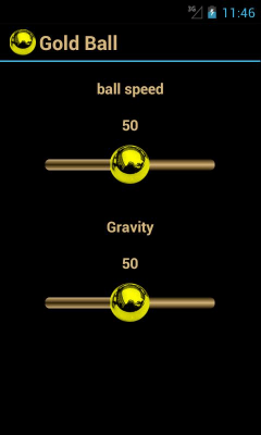 Screenshot of the application Golden Ball. Labyrinth - #8
