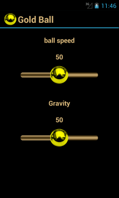 Screenshot of the application Golden Ball. Labyrinth - #9