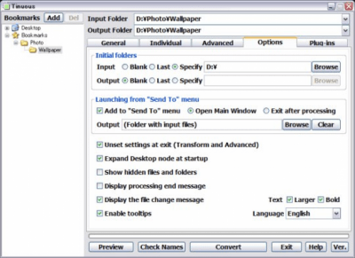 Screenshot of the application Tinuous - #3