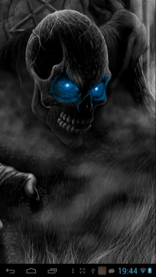 Screenshot of the application Skull lightning eyes - #3