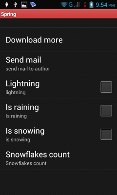 Screenshot of the application Spring - #5