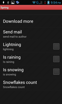 Screenshot of the application Spring - #12