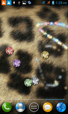 Screenshot of the application Glitter leopard skin - #3