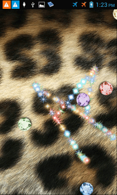Screenshot of the application Glitter leopard skin - #4