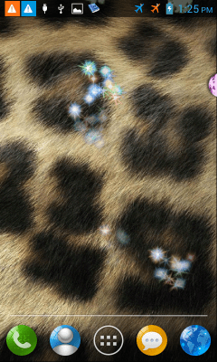 Screenshot of the application Glitter leopard skin - #5