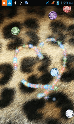 Screenshot of the application Glitter leopard skin - #6