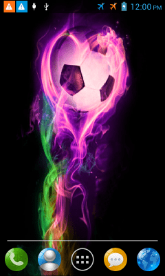 Screenshot of the application Fire soccer ball - #1