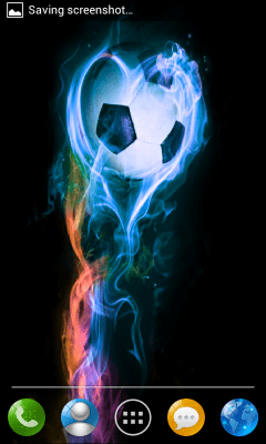 Screenshot of the application Fire soccer ball - #2