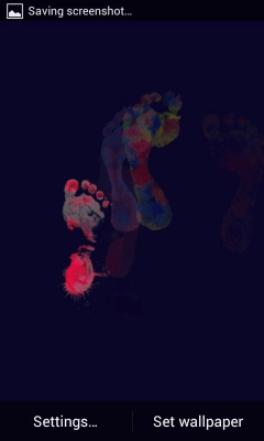 Screenshot of the application Foot prints - #8