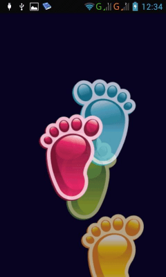 Screenshot of the application Foot prints - #11