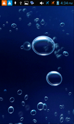Screenshot of the application Bubbles - #2