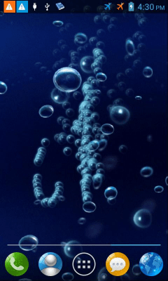 Screenshot of the application Bubbles - #8