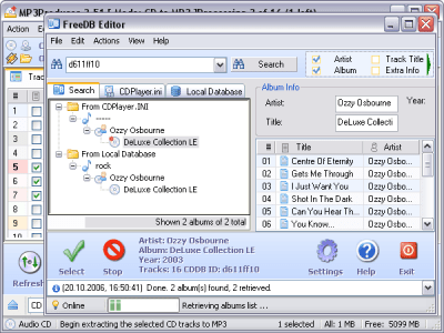 Screenshot of the application MP3Producer - #3