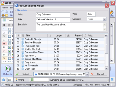 Screenshot of the application MP3Producer - #4