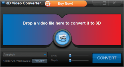 Screenshot of the application 3D Video Converter - #2