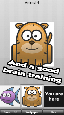 Screenshot of the application Animal fun - a puzzle for kids - #2